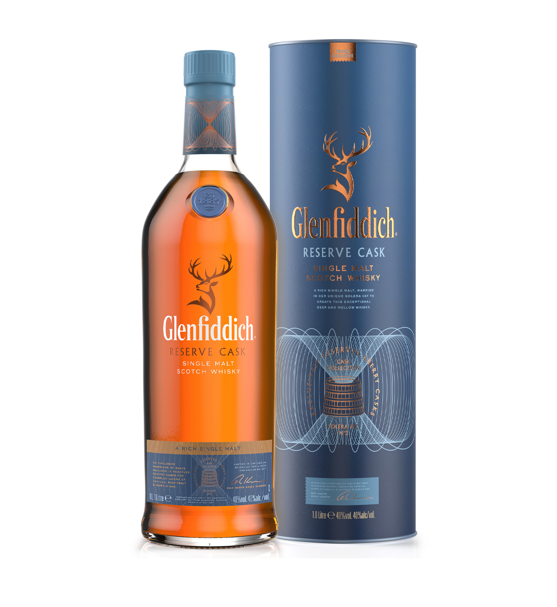 Glenfiddich Reserve Cask Whisky 1L bauturialcoolice.ro